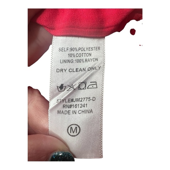 J. Marie Red Tartan Rayna Plaid Ruffle Neck Embroidery Top NEW Size M Holidays - Picture 9 of 12